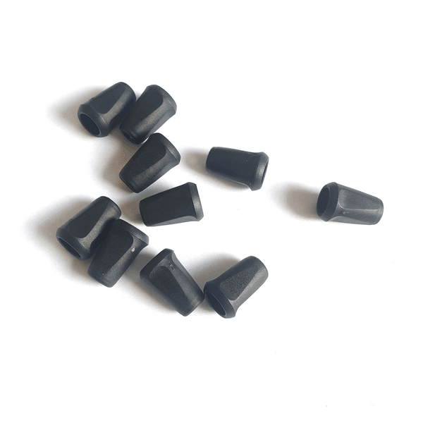 Endestopper 4 pk 15x4 mm - Svart