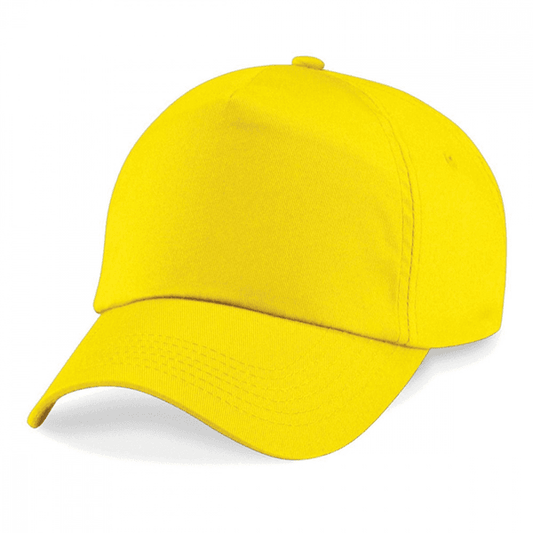 Caps 5 Panel Beechfield voksen - Gul