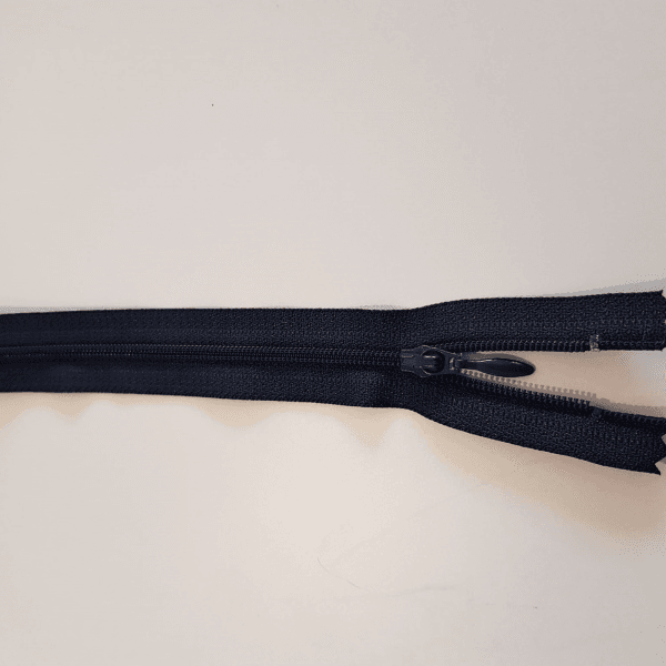 Ykk 4 mm MARINEBLÅ spiral 35 cm glidelås