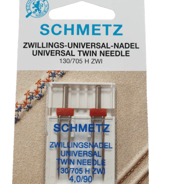 Schmetz 2pk  4,0/90 Universal-tvillingnål - 130/705 H ZWI