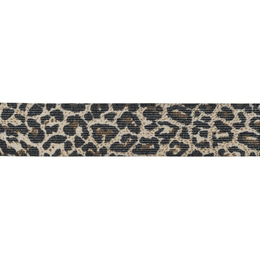 Elastikk 35 mm lurex glitter - Jaguar