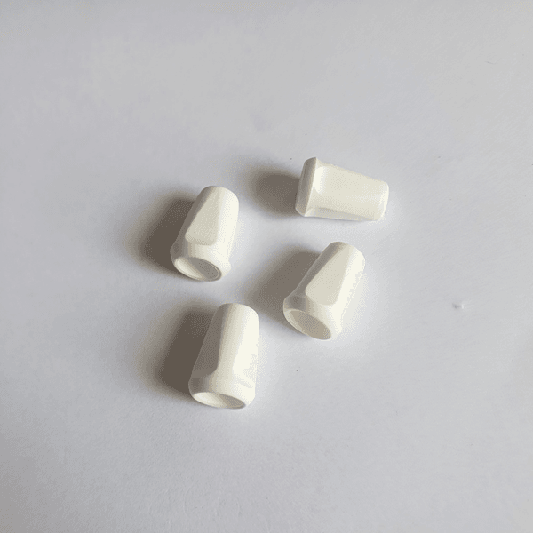 Endestopper 4 pk 15x4 mm - Hvit