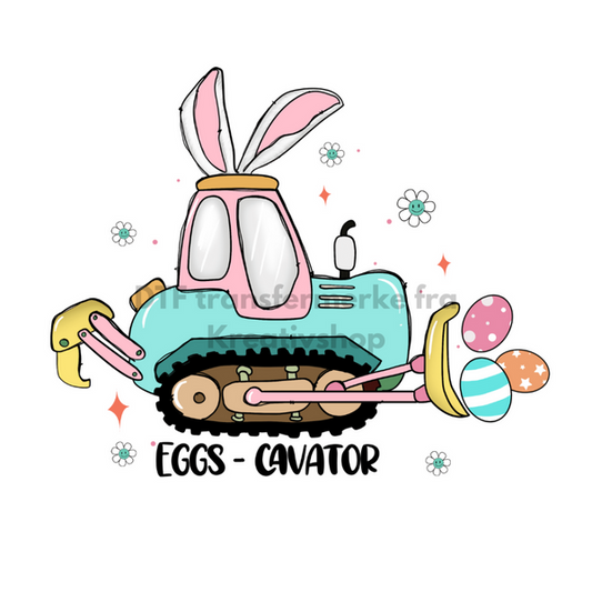 DTF Transfermerke - Eggs-cavator