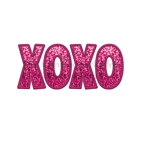 DTF Transfermerke - XOXO faux embroidery